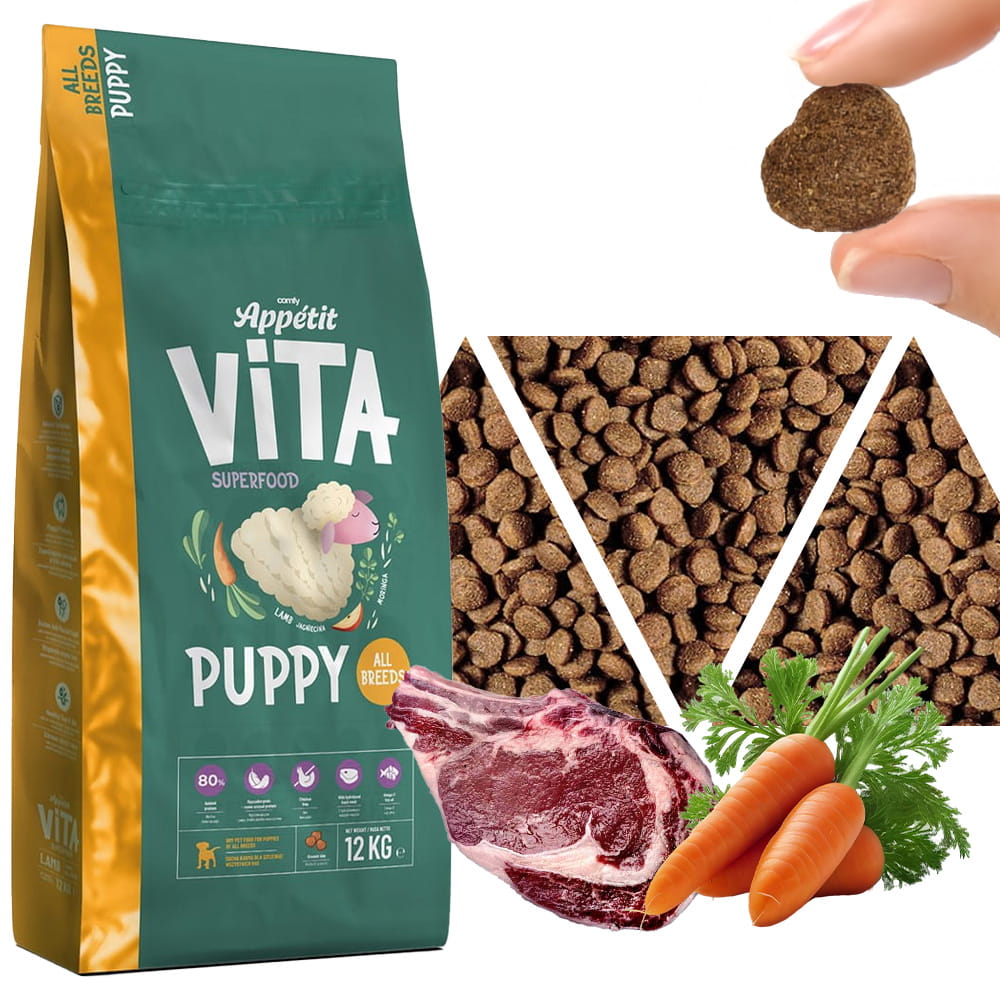 Comfy Appetit Vita Puppy Lamb Karma Sucha Dla Szczeniąt Jagnięcina 12kg